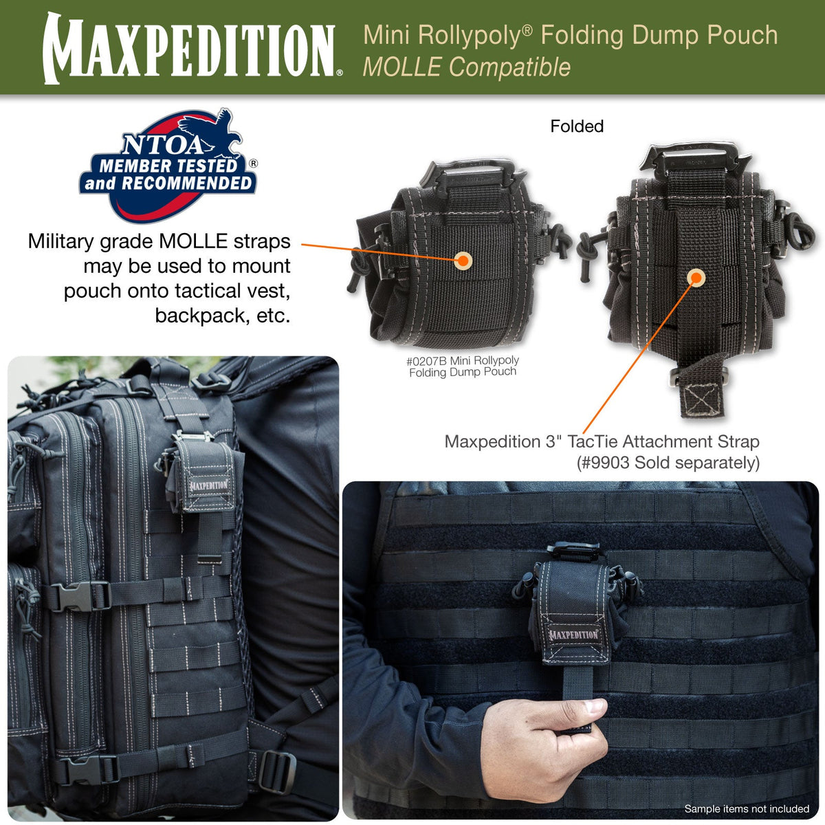 Maxpedition Mini ROLLYPOLY Green Dump Pouch