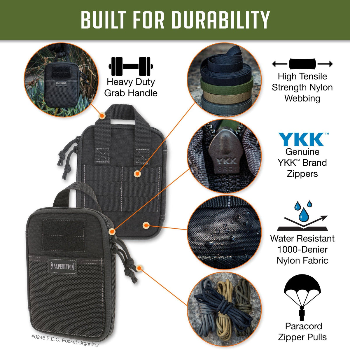 Maxpedition E.D.C. OD Green Pocket Organiser