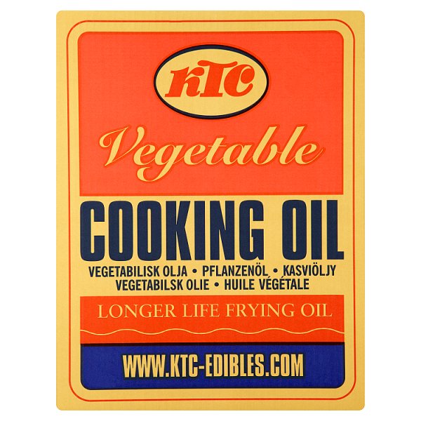 KTC Vegetable Cooking Oil 20 Litre - Bulk Food Ration Storage