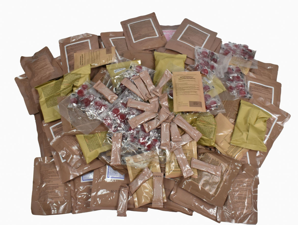 110pc Genuine Army Ration Supply Kit