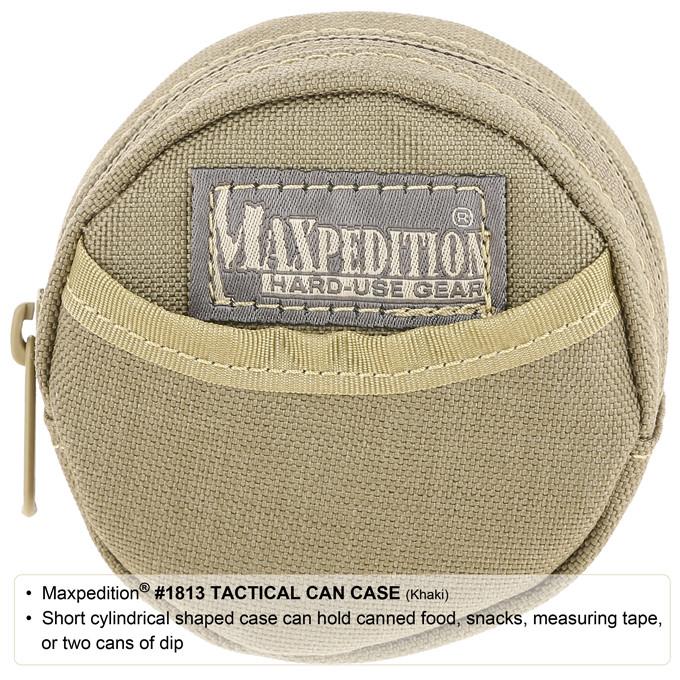 Maxpedition Black Tactical Can Case