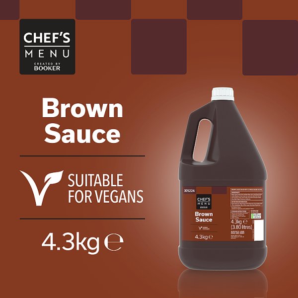 4.3kg Chef's Menu Brown Sauce - Bulk Food Ration Storage
