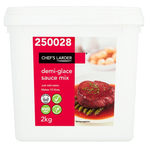 2kg Chef's Larder Demi-Glace Sauce Mix - Bulk Food Ration Storage