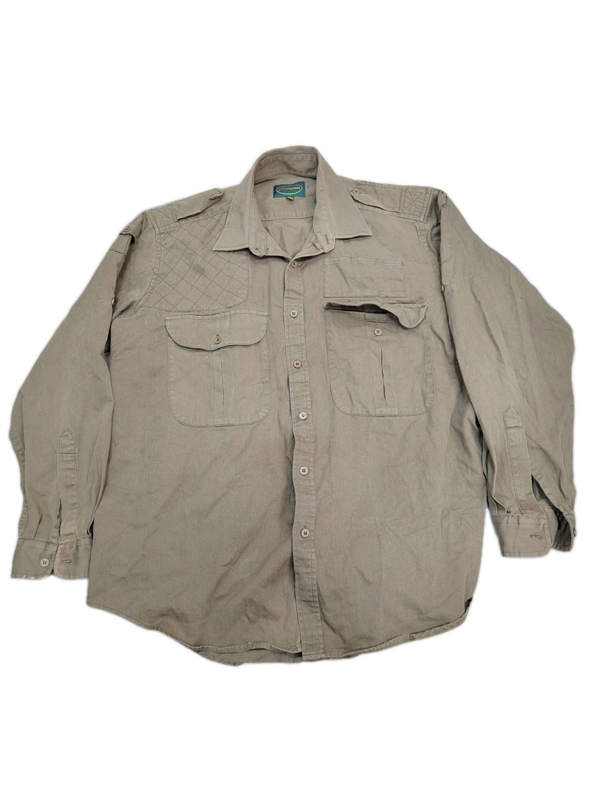 Champion Olive Green Quilted Shooting Shirt