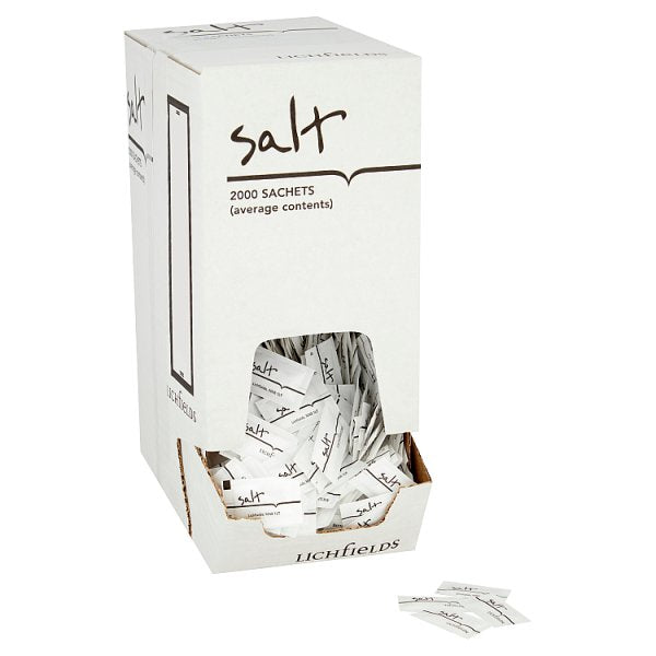 Lichfields Salt 2000 Sachets - Bulk Food Ration Storage
