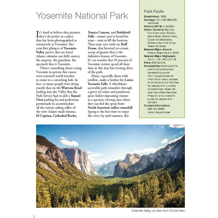 Almanac to National Parks Book