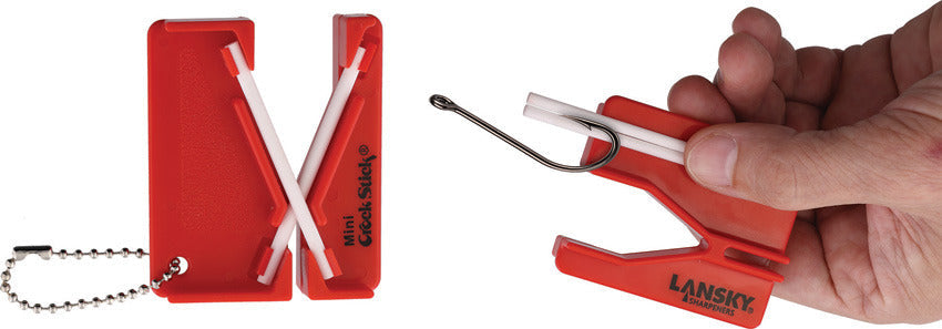 Lansky BKEY30 Mini Crock Stick Set Sharpener and Display Bowl.