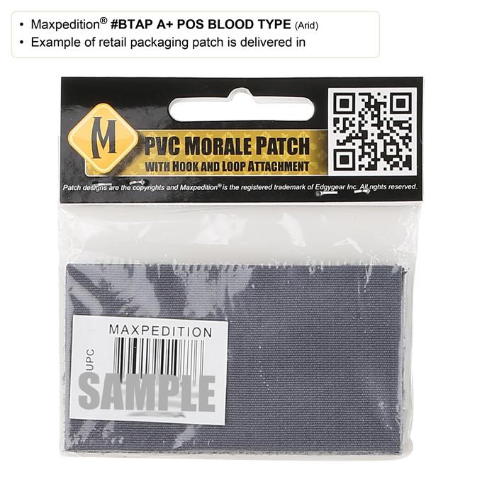 Maxpedition A+ POS Blood Type Swat Patch