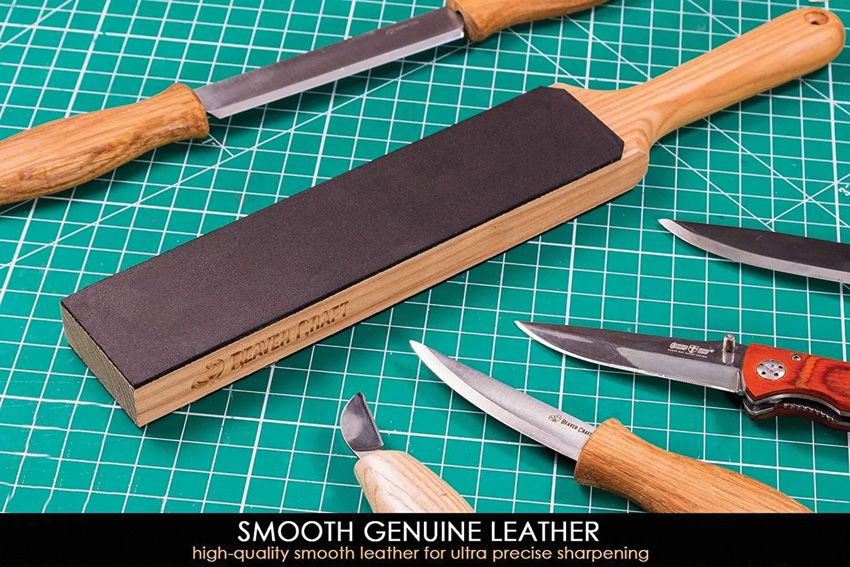 Beavercraft Leather Paddle Strop w/Comp