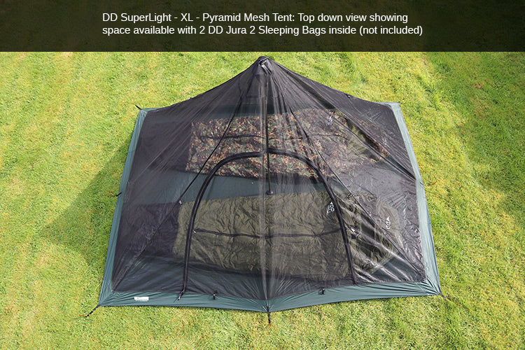 DD Hammocks SuperLight - XL - Pyramid Mesh Tent