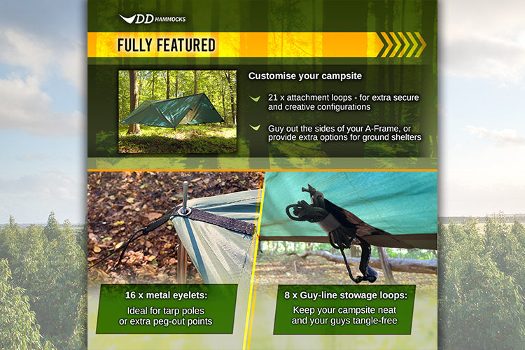 DD Hammocks Tarp 3x3 - PRO - Olive Green