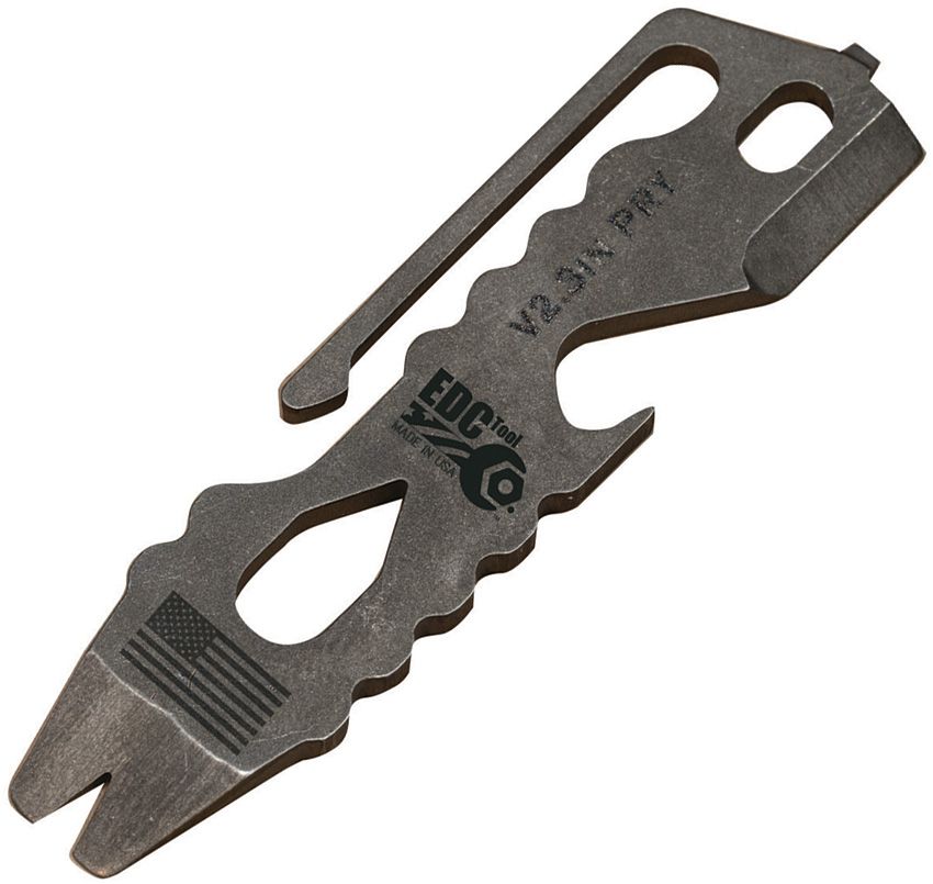 EDC Tool Co. Pry Bar Multi Tool 3" Tumbled