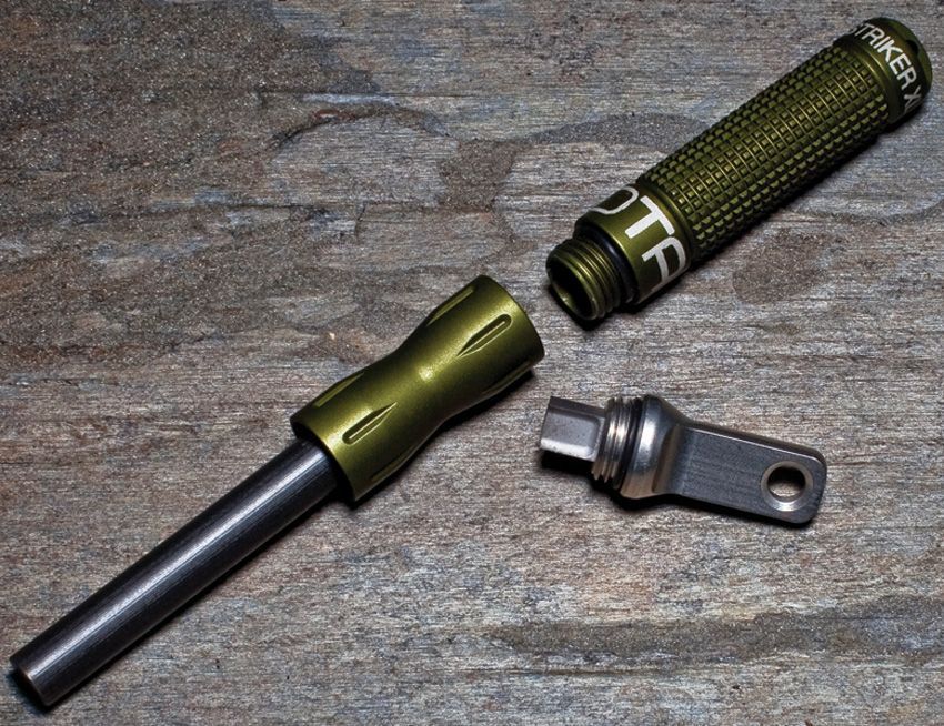 Exotac nanoSTRIKER XL OD Green Firestarter