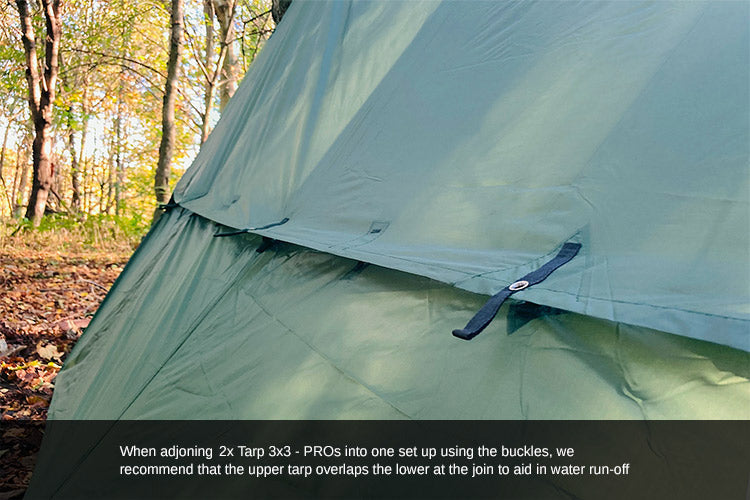 DD Hammocks Tarp 3x3 - PRO - Olive Green