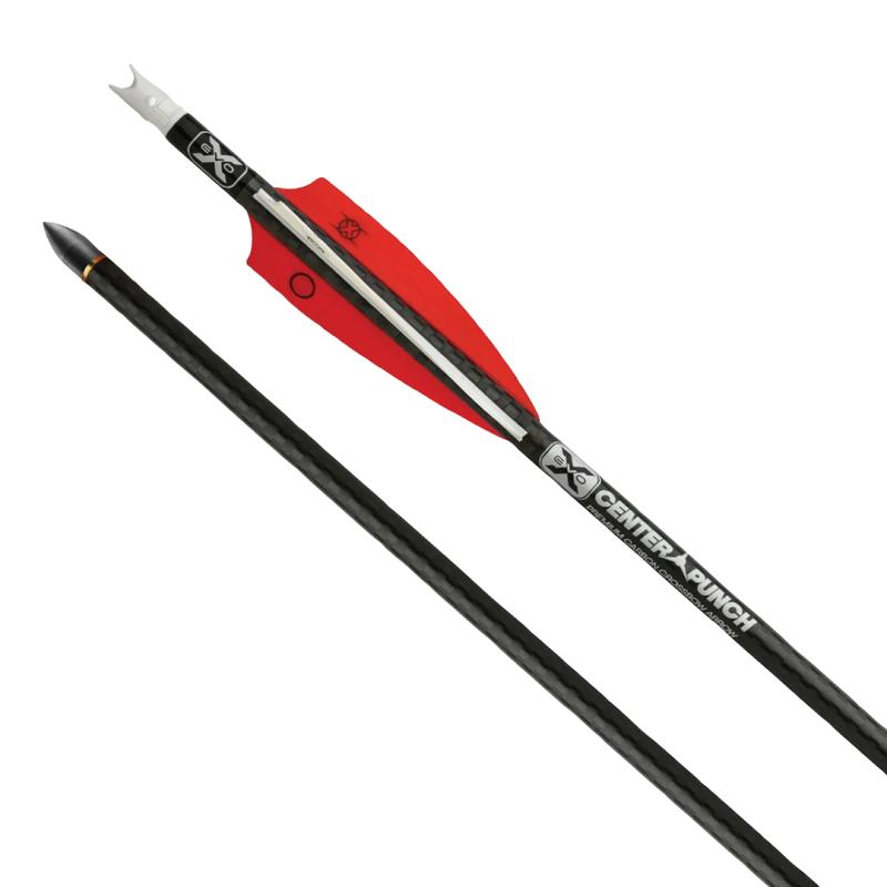 TenPoint 20" Carbon Crossbow Bolts - Centerpunch Evo-X with Alpha Nock HP .001"
