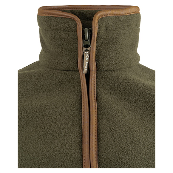 Jack Pyke Countryman Pheasant Fleece Gilet - Dark Olive