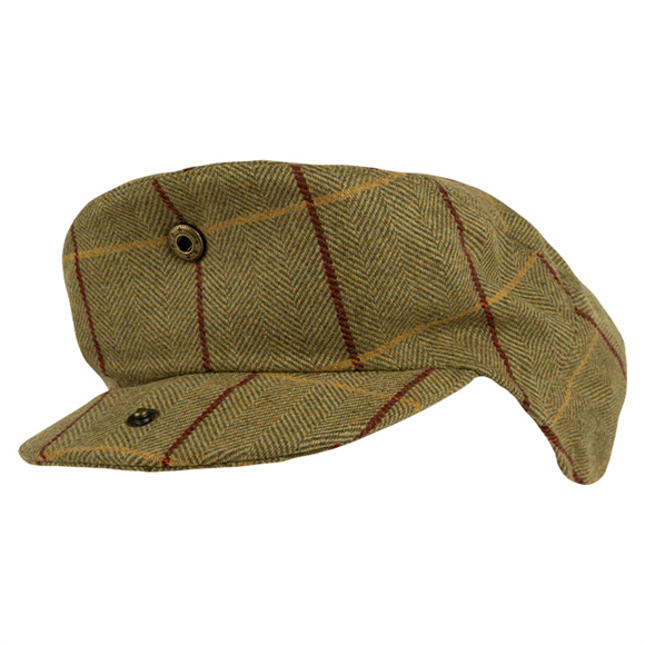 Jack Pyke Wool Blend Flat Cap - Tweed