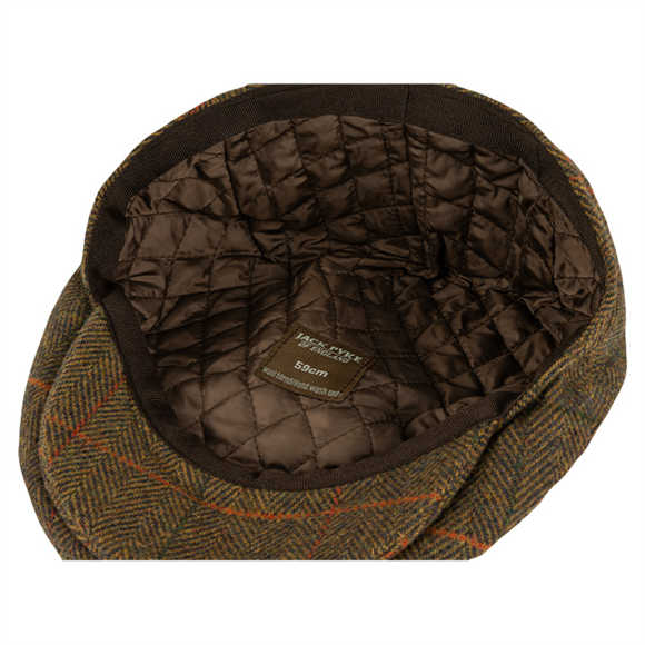 Jack Pyke Wool Blend Flat Cap - Brown