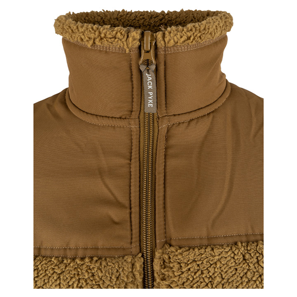 Jack Pyke Sherpa Fleece Jacket Gen 2 - Camel