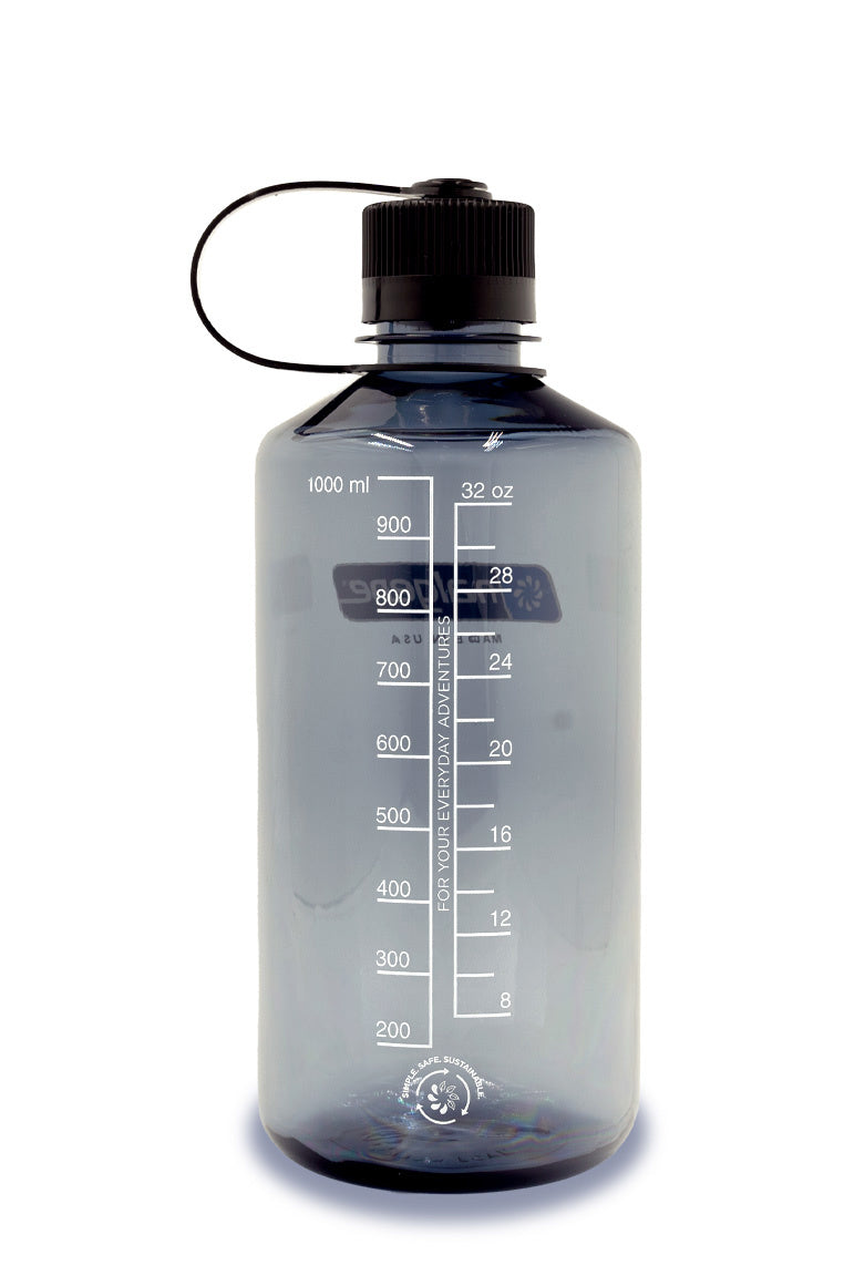 Nalgene 32oz / 1L Sustain Narrow Mouth Bottle - Grey