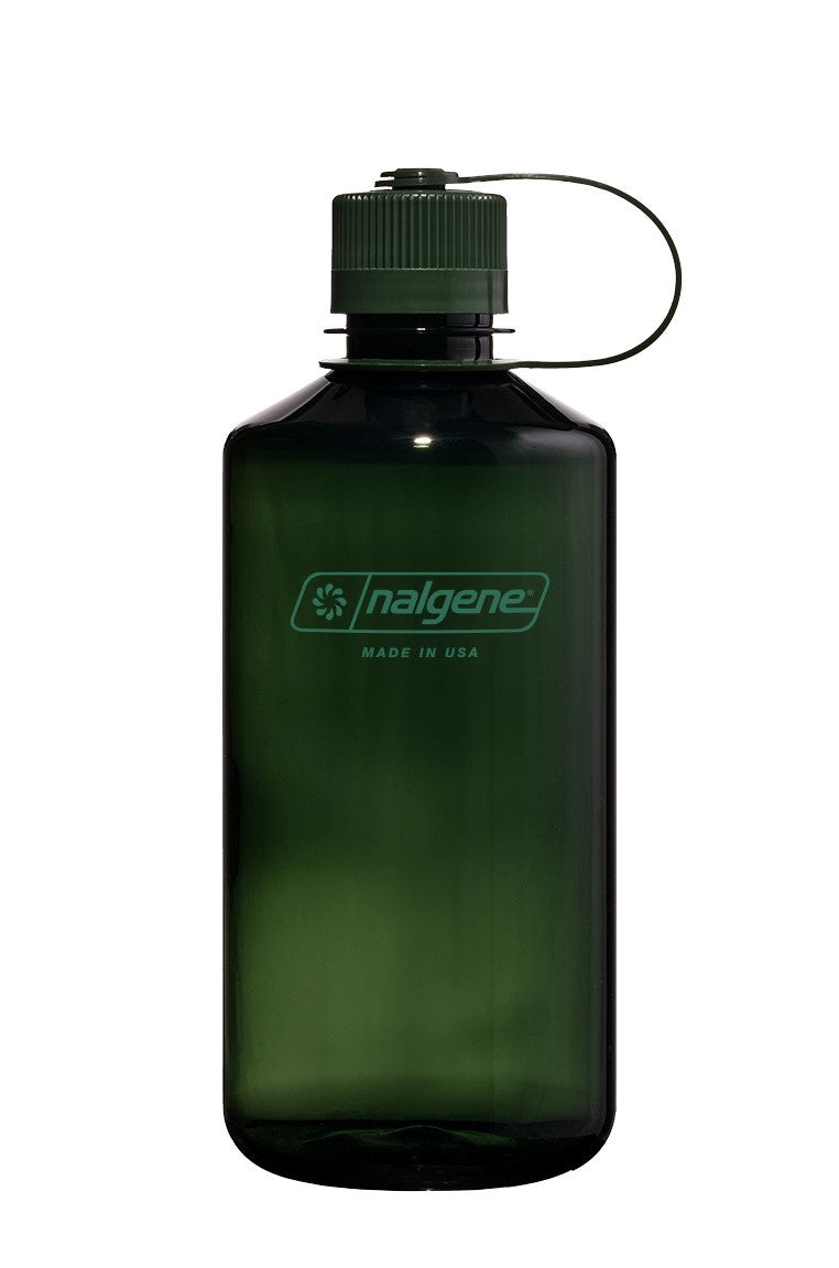 Nalgene 32oz / 1L Sustain Narrow Mouth Bottle - Monochrome Jade