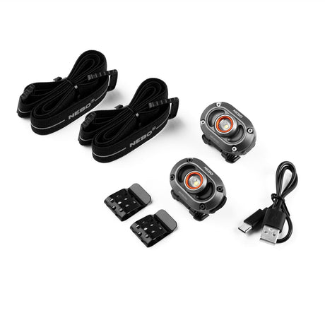 Nebo Mycro 250 Twin Pack Rechargeable Headlamp