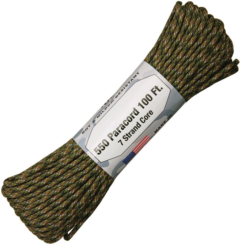 Atwood Rope MFG Parachute Cord Digi Woodland