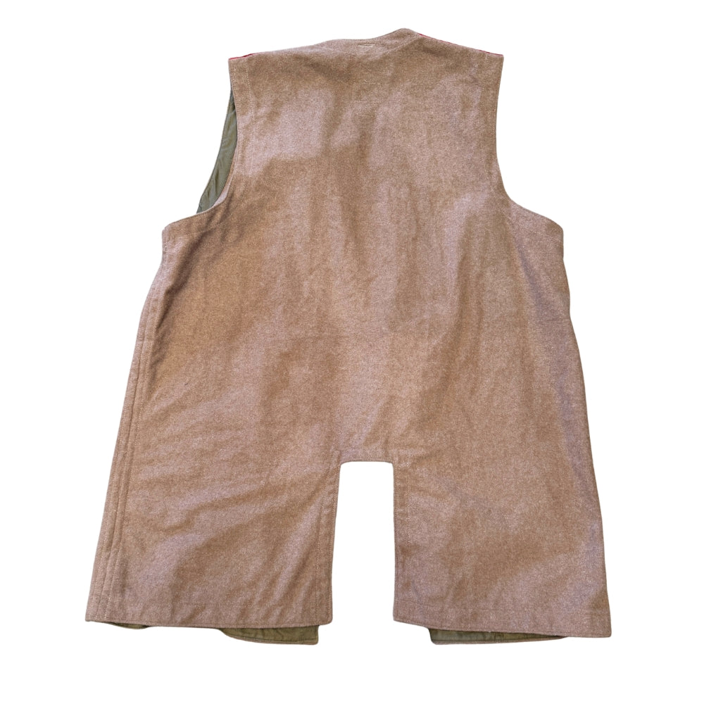 Swiss Army Wool Greatcoat Liner Vest – Brown