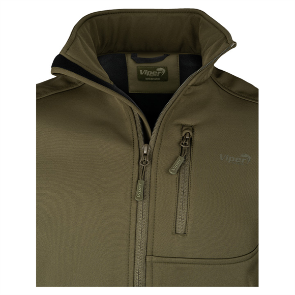 Viper Covert Softshell Jacket - Green
