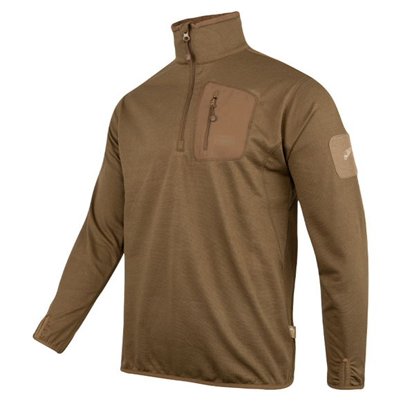 Viper Technical Mid Layer Fleece Top - Coyote
