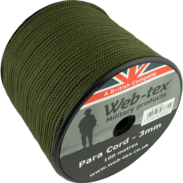 Web-Tex Paracord Reel - 100M