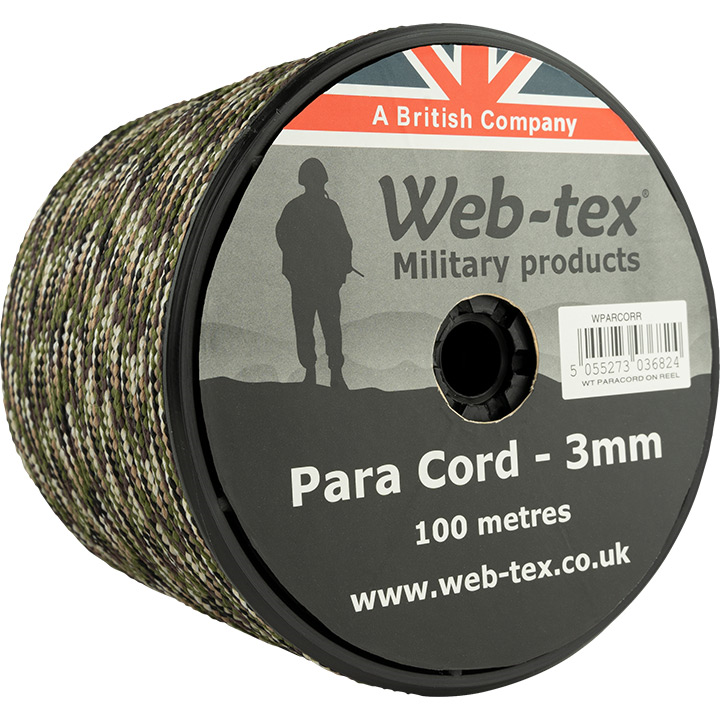 Web-Tex Paracord Reel - 100M