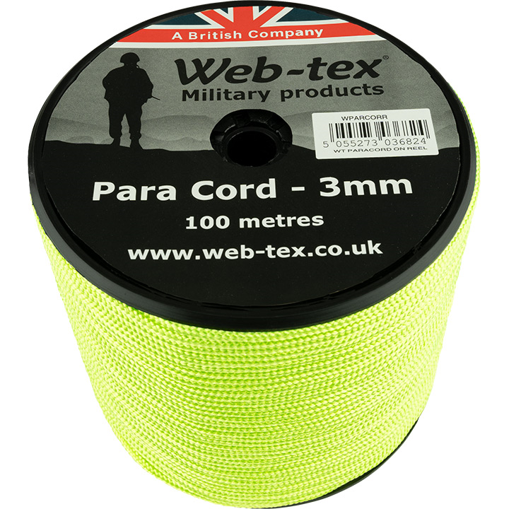 Web-Tex Paracord Reel - 100M