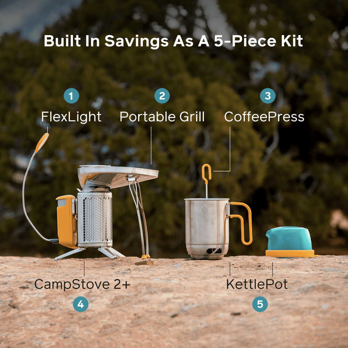 Biolite CampStove Complete Cook Kit