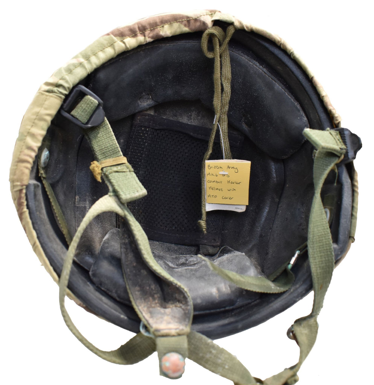 British Army MK6 GS Combat Kevlar Helmet With MTP Cover