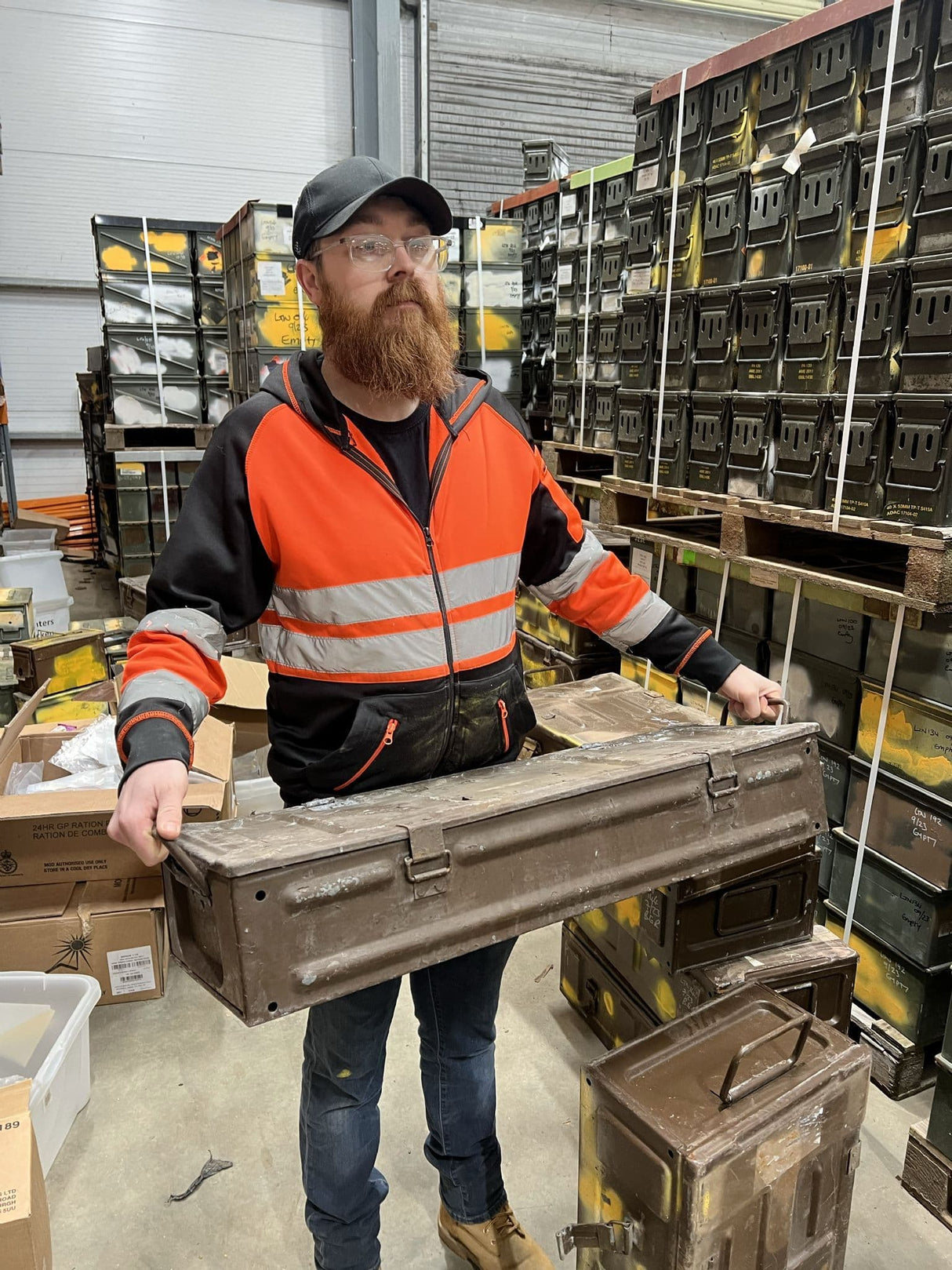 British Military C372 Extra Long Metal Ammo Box
