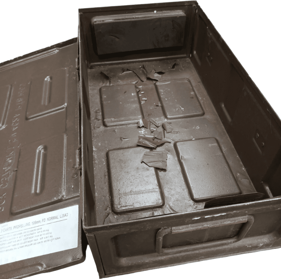 British Military C374 Large Metal Ammo Box