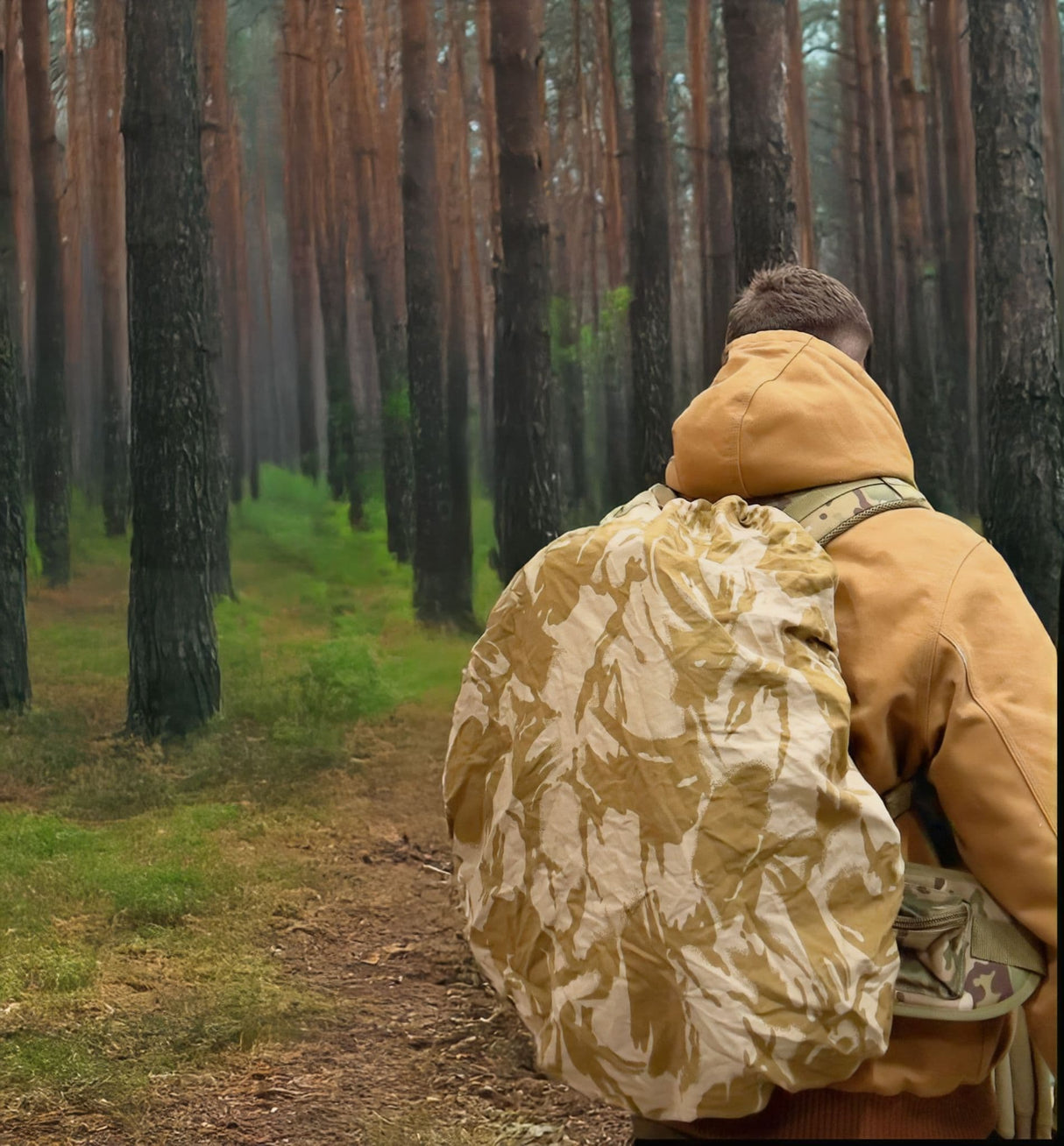 British Military Desert DPM Rucksack Bergen Cover