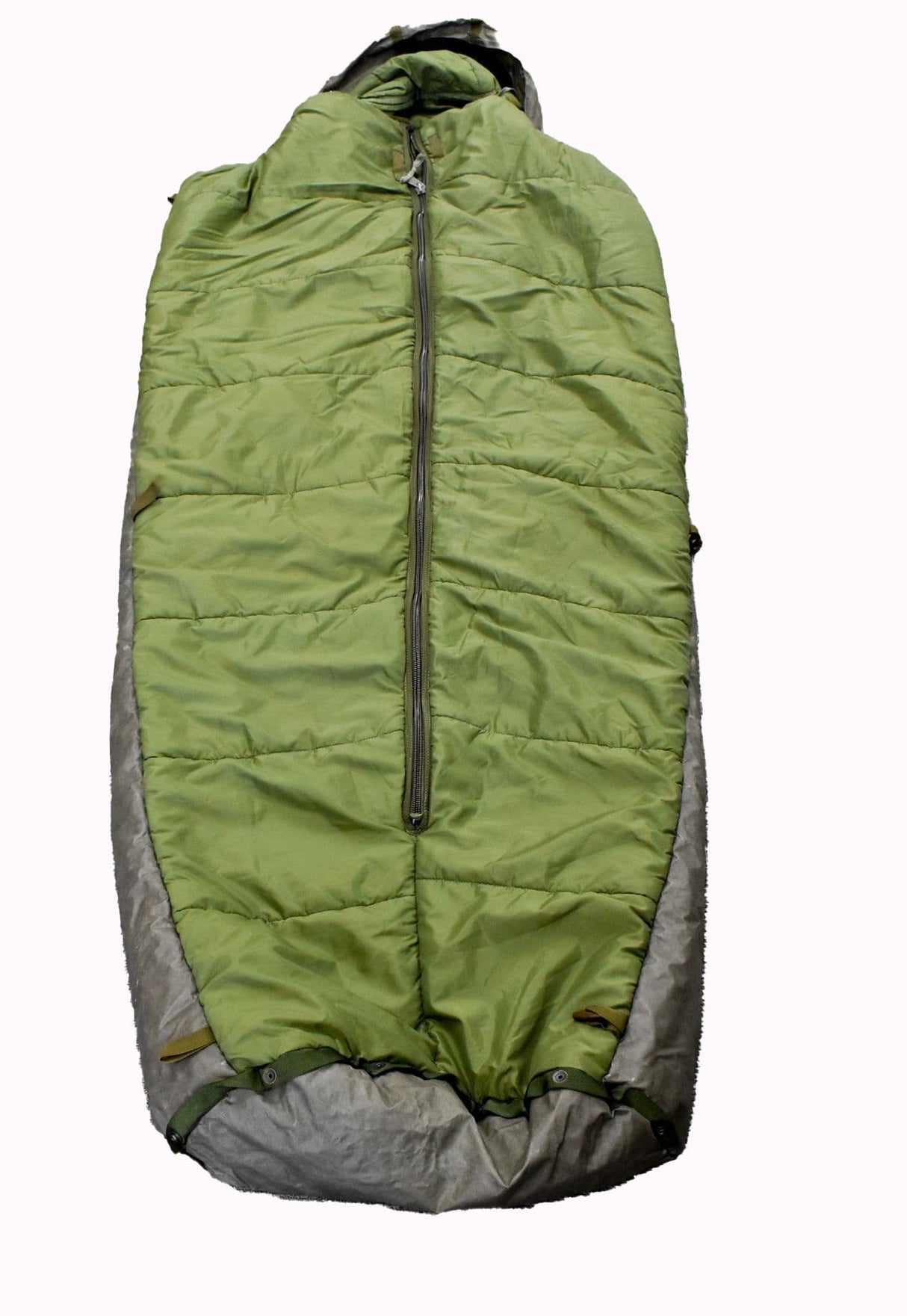 British Military Down Sleeping Bag - Built in Ground Sheet