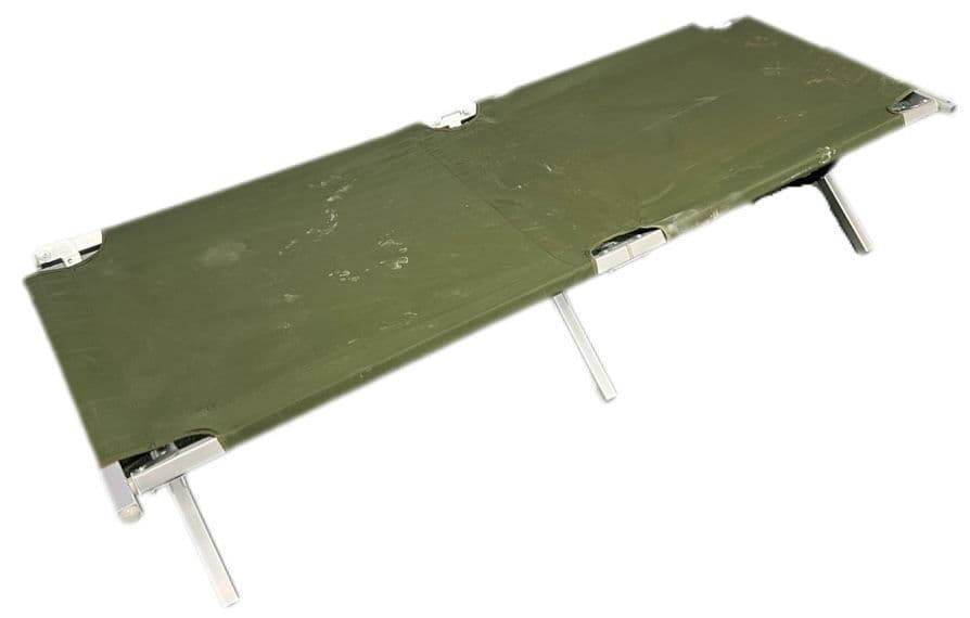 British Military Folding Deluxe Camp Bed