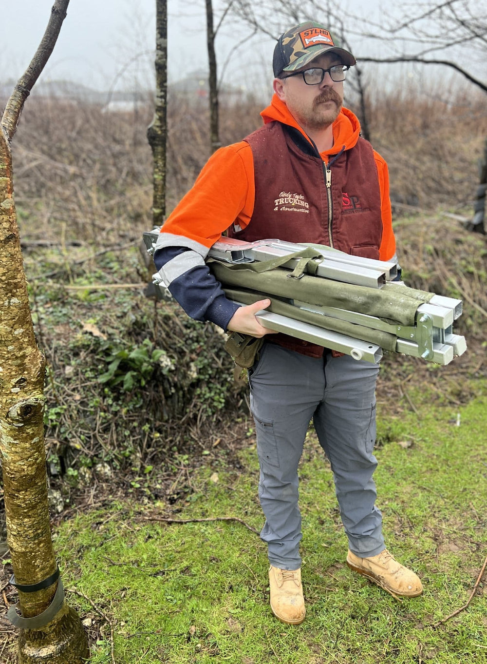 British Military Folding Deluxe Camp Bed
