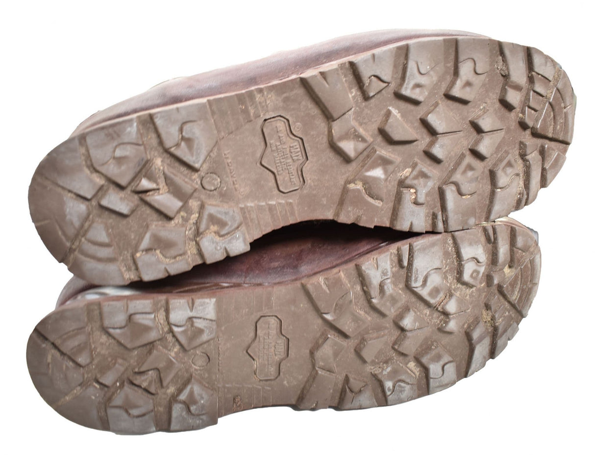 British Military Haix High Liability Brown Leather Combat Boots - Supergrade