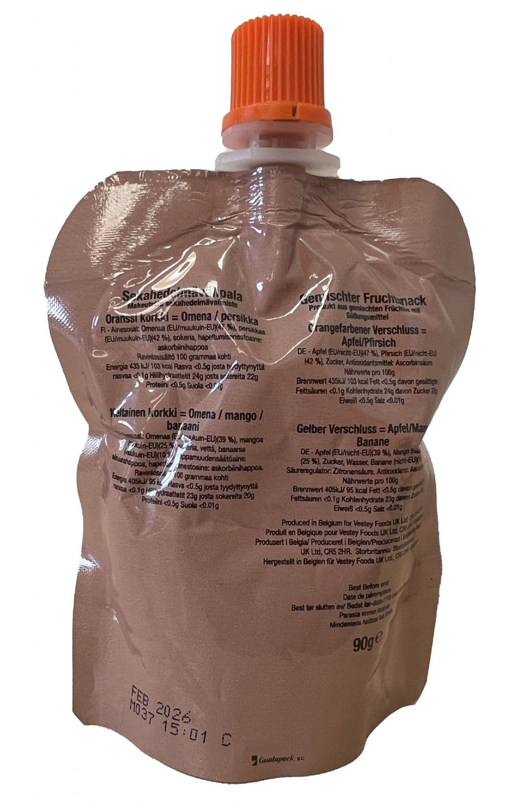 British Military Ration Pack Accessory - Mixed Fruit Drink 90g