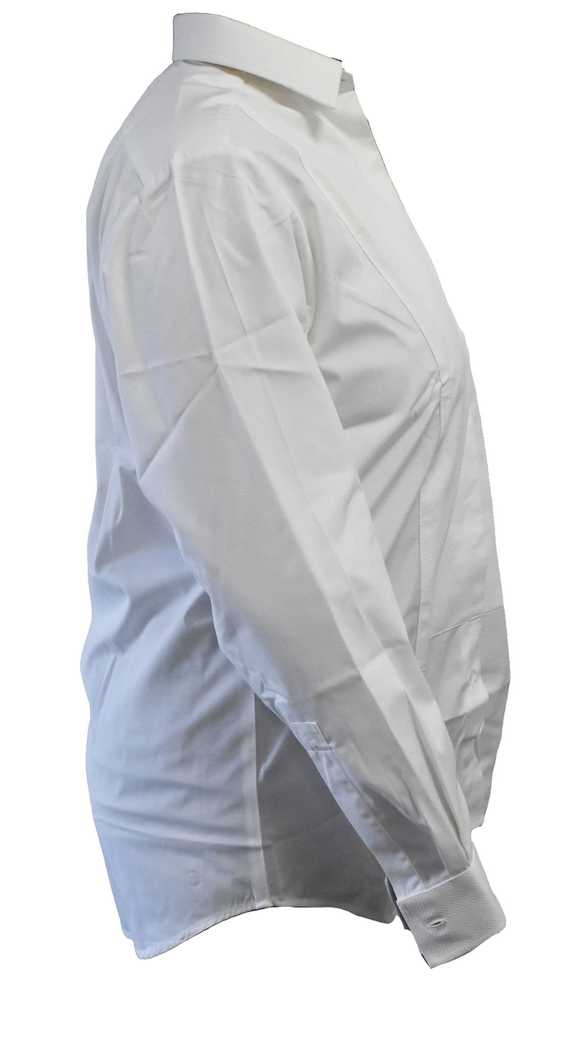 British Military Surplus Women's Marcella Front Long Sleeve Shirt- White