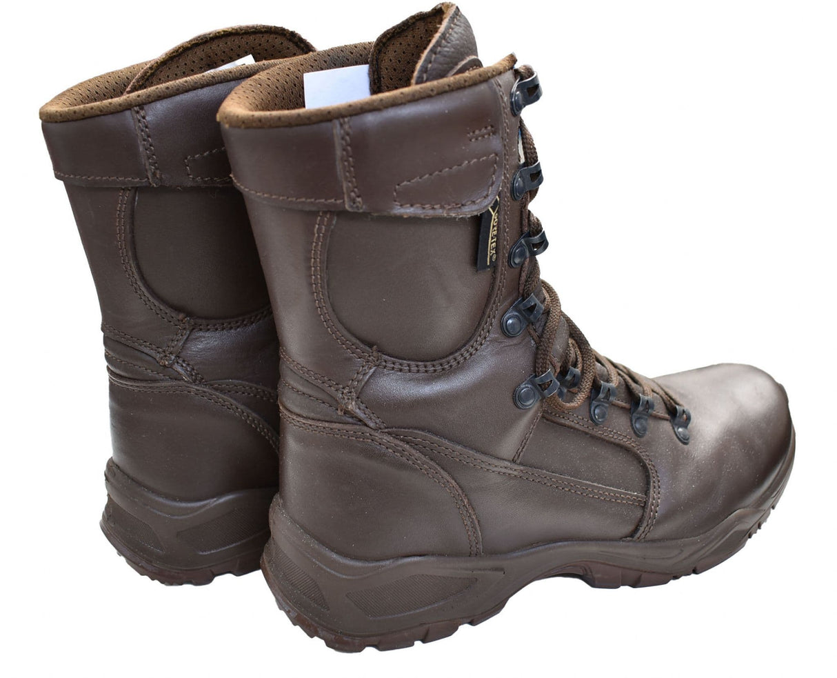 British Military YDS Swift Temperate Brown Leather Patrol Boots - Supergrade