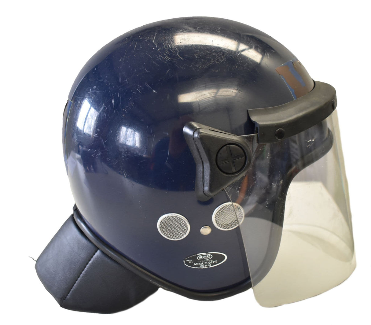 British Police Genuine Riot Protective Helmet With Visor