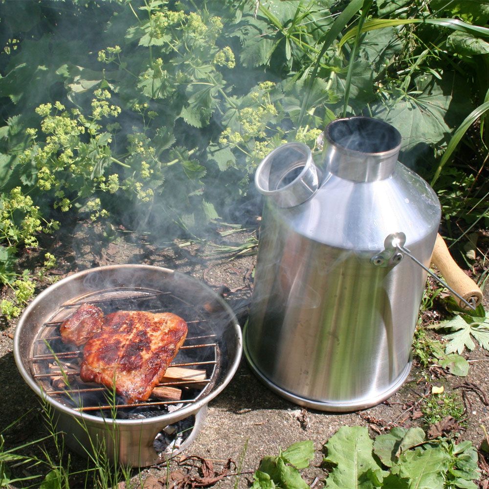 Kelly Kettle Large Cook Set (Stainless) For Base Camp & Scout