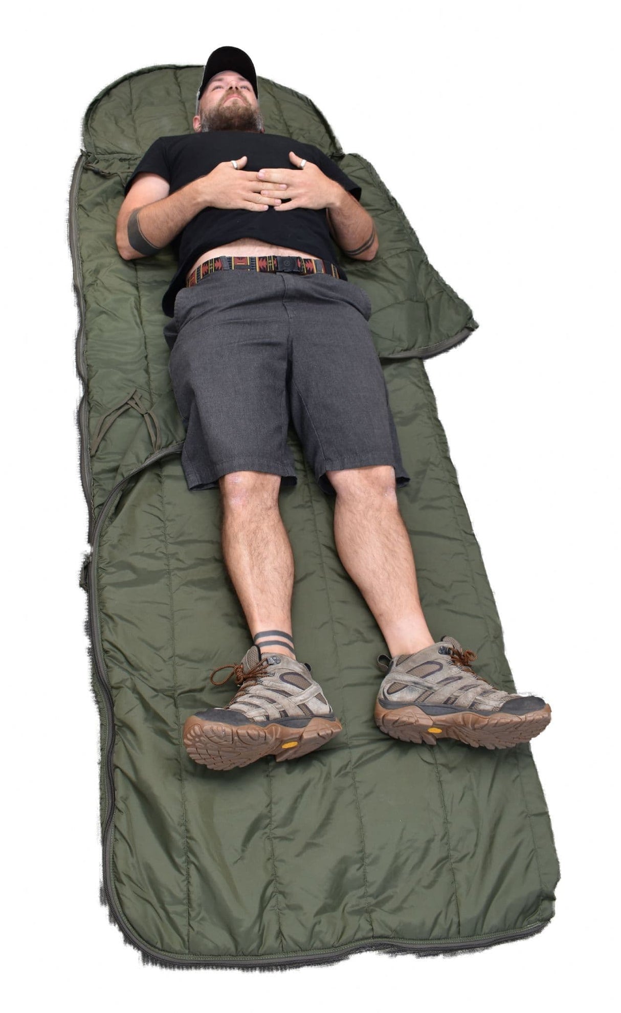 CQC Military Jungle Sleeping Bag - Olive Green
