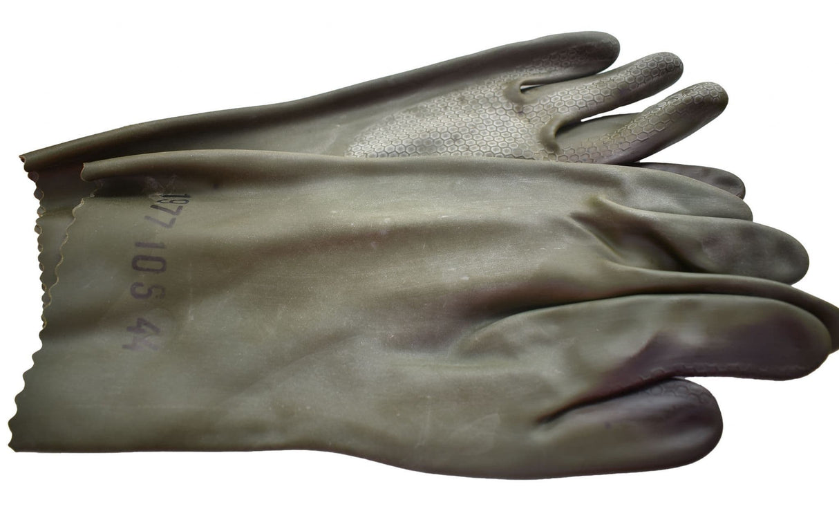 Czech Military Rubber NBC Gloves For OPCH Suit