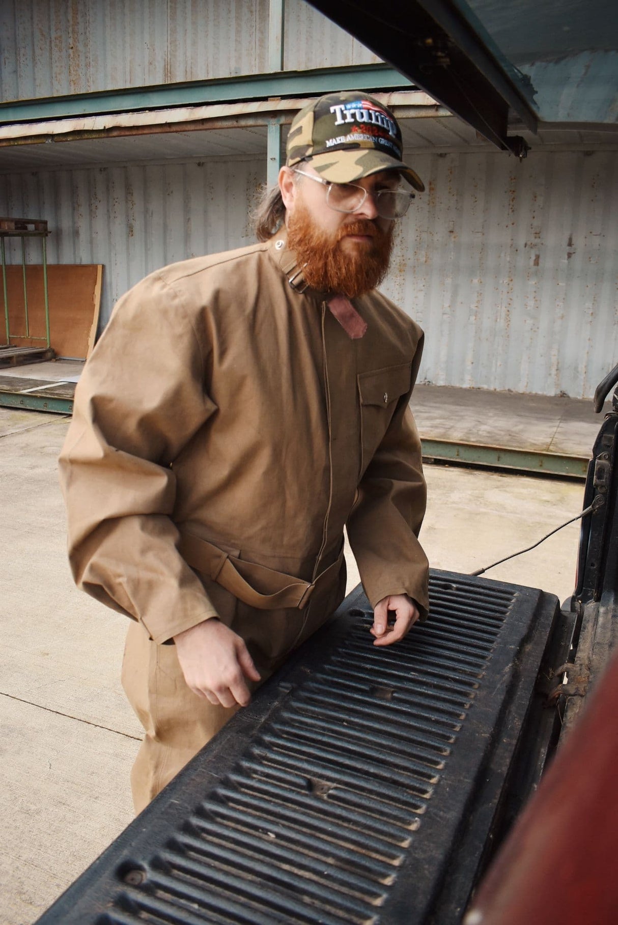 Czech Military Tan Waxed Cotton Overalls